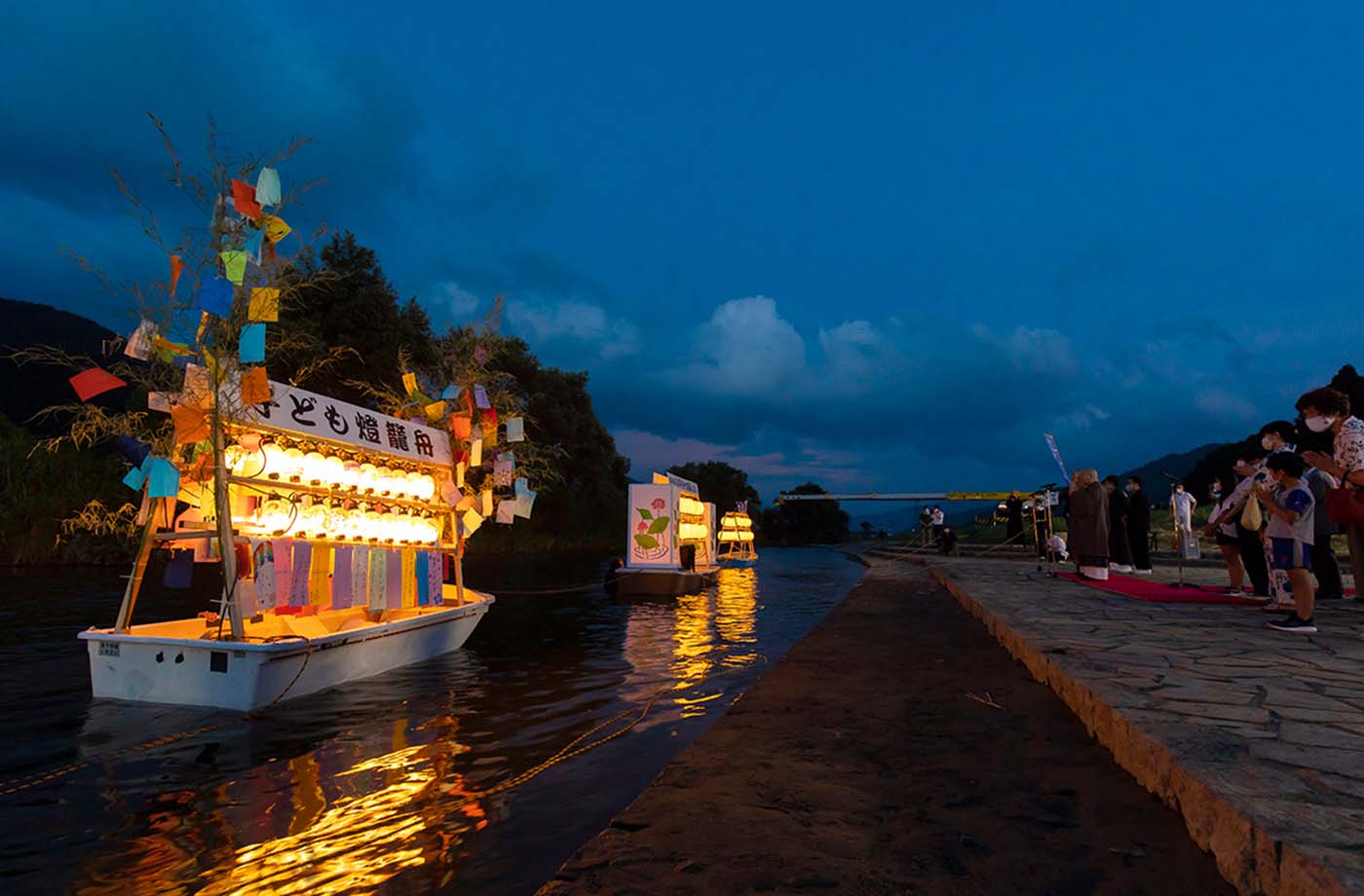 永平寺灯籠流し
