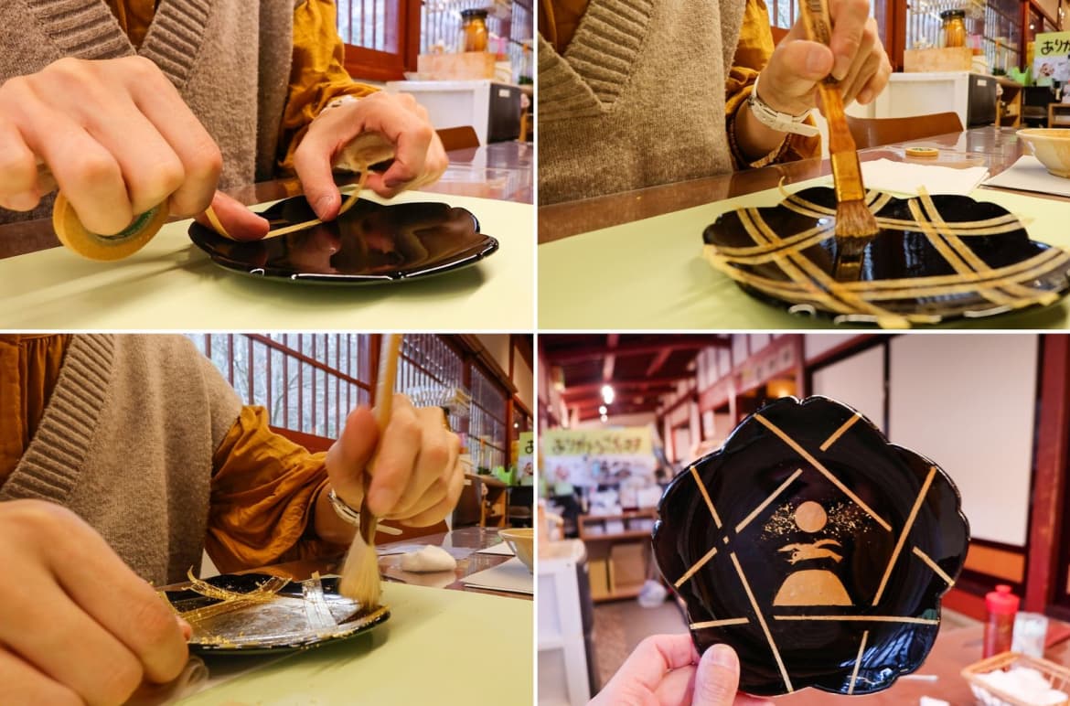 おすすめ体験：金箔貼り